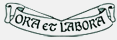 The School Motto graphic for 'Ora et Labora'.